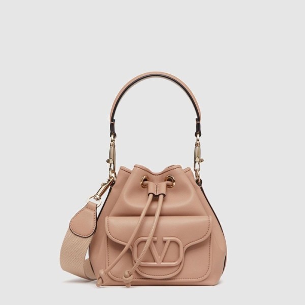 ❤발렌티노 여성 로코 가죽 버킷백 - Valentino Womens Rocco Leather Bucket Bag - vab14859x