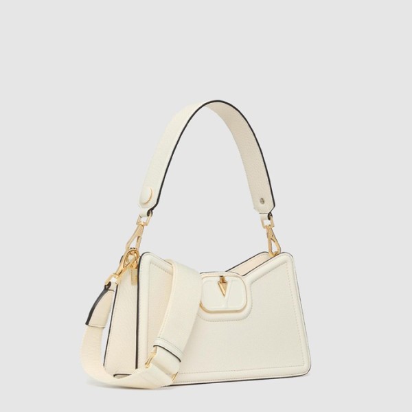 ❤발렌티노 여성 브이로고 가죽 숄더백 - Valentino Womens V-Logo Leather Shoulder Bag - vab14886x