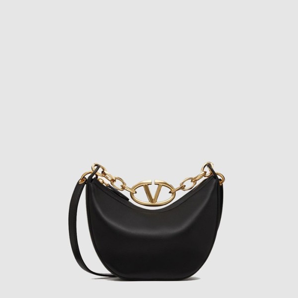 ❤발렌티노 여성 브이로고 문 미니 호보백 - Valentino Womens V-Logo Moon Mini Hobo Bag - vab14906x
