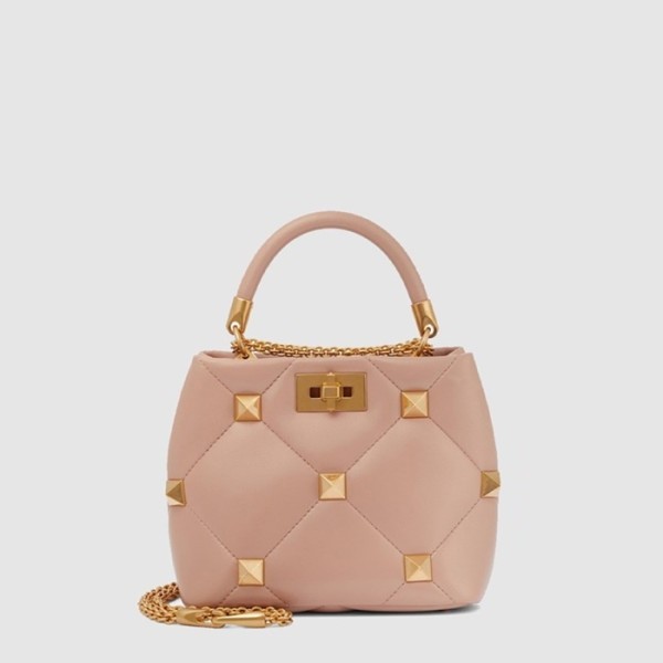 ✨발렌티노 여성 로만 스터드 스몰 토트백 - Valentino Womens Roman Studded Small Tote Bag - vab14982x
