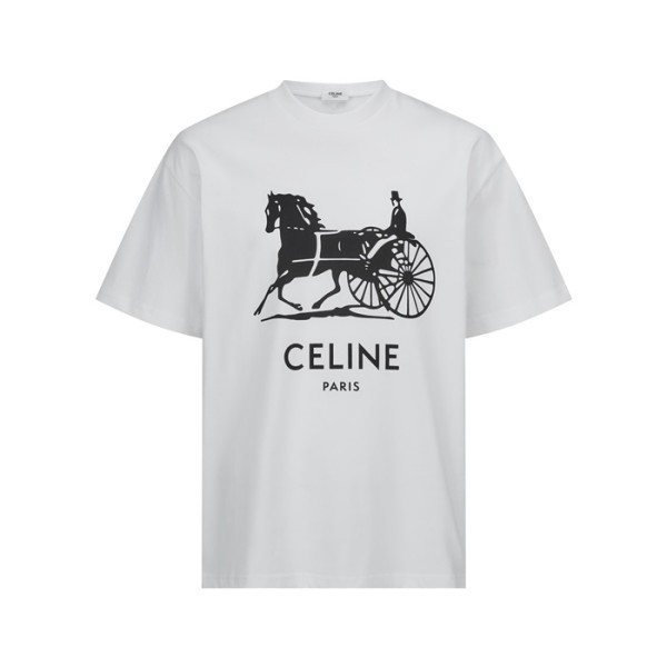 ❤셀린느 남성 반팔 티셔츠 - Celine Mens Round Tshirt - cec14083x
