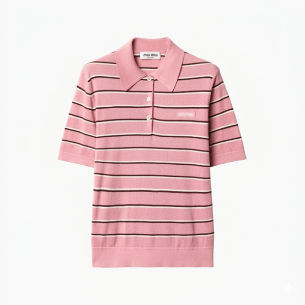 ❤미우미우 여성 폴로 티셔츠 - Miumiu Womens Polo Tshirt - mic14094x