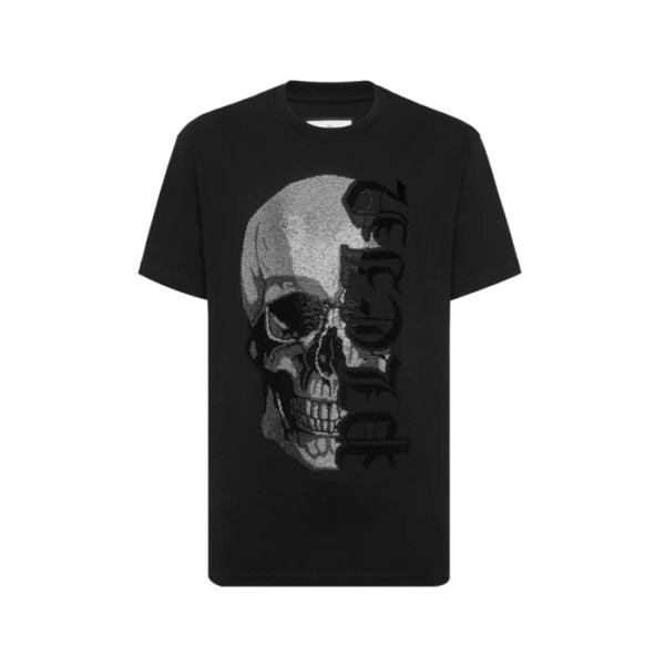 ❤필립플레인 남성 라운드 반팔티 - Philipp-plein Mens Round Tshirt - phc14151x