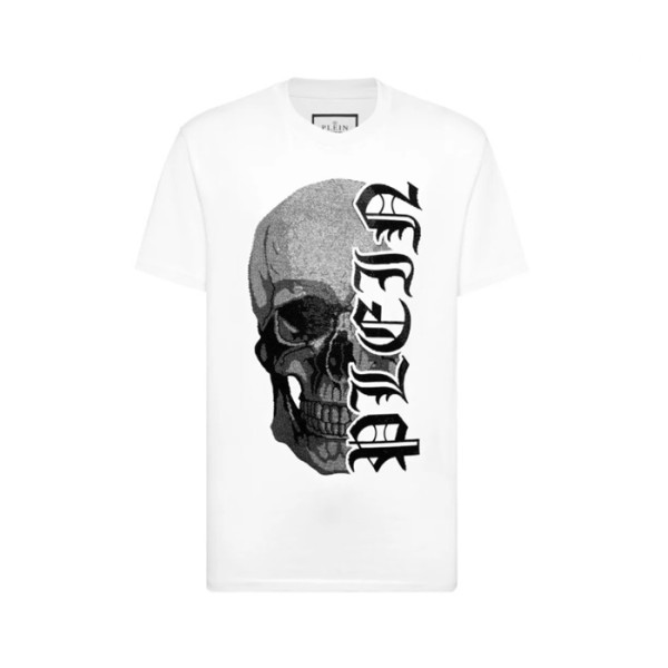 ❤필립플레인 남성 라운드 반팔티 - Philipp-plein Mens Round Tshirt - phc14152x