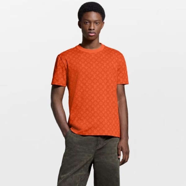 ❤루이비통 남성 모노그램 반팔티 - Louis vuitton Mens Monogram Pattern Short-sleeved Tshirt - lvc14163x