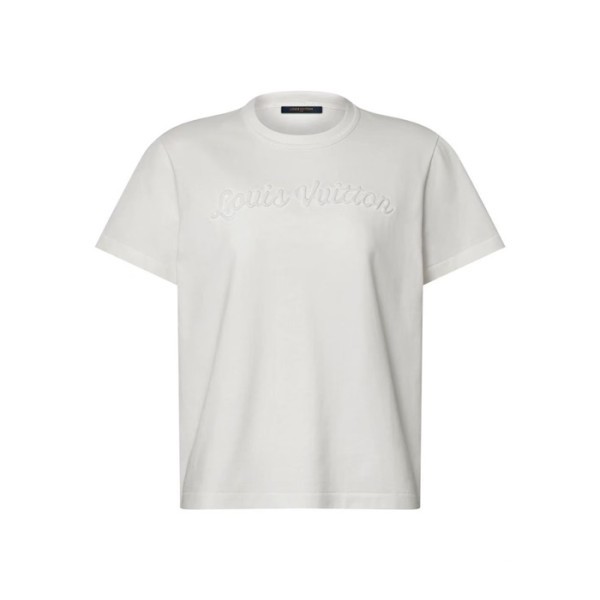 ❤루이비통 여성 시그니처 자수 티셔츠 - Louis vuitton Womens Signature Embroidery TShirt - lvc14170x