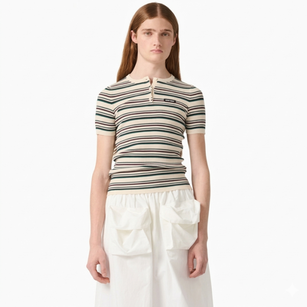 ❤미우미우 여성 라운드 티셔츠 - Miumiu Womens Round Tshirt - mic14177x