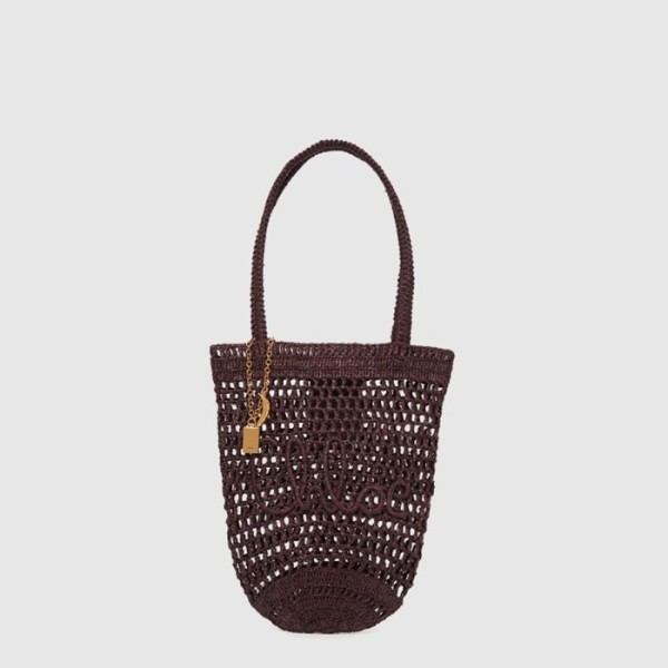 ✨끌로에 여성 라피아 스몰 Summer Banana 토트 백 - Chloe Womens Raffia Small Summer Banana Tote Bag - chb15045x