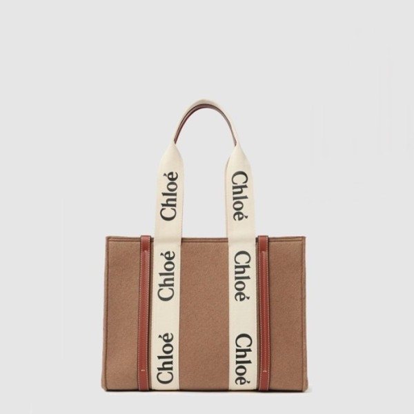 ✨끌로에 여성 우디 토트 백 미듐 - Chloe Womens Woody Tote Bag Medium - chb15113x