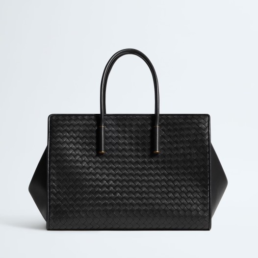 보테가베네타 바바라 미디엄 토트백 블랙 - Bottega veneta Womens