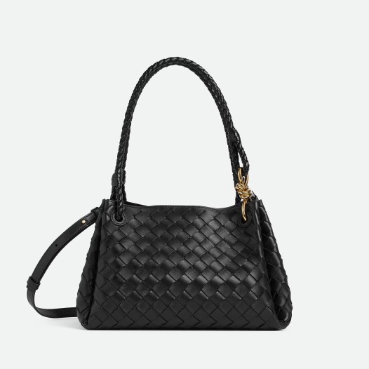 보테가베네타 파라슈트 미디엄 블랙 Bottega veneta Womens