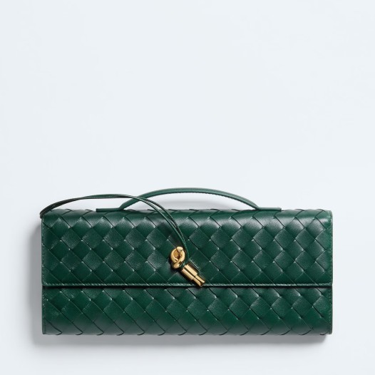 보테가베네타 여성 안디아모 클러치 에메랄드 그린  Bottega veneta Womens