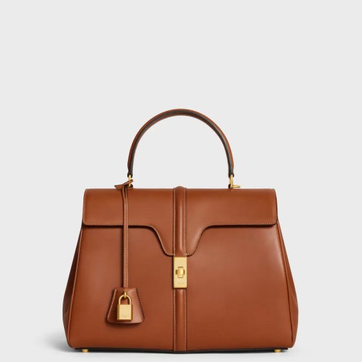 ❤셀린느 여성 클래식 16 백 미디엄 새틴 카프스킨 탠 Celine Womens Classic 16 Bag