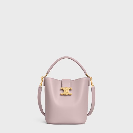 셀린느 여성 고현정 스몰 루이즈 버킷 백 부드러운 카프스킨 블리치드 핑크 Celine Womens Small Louise Bag