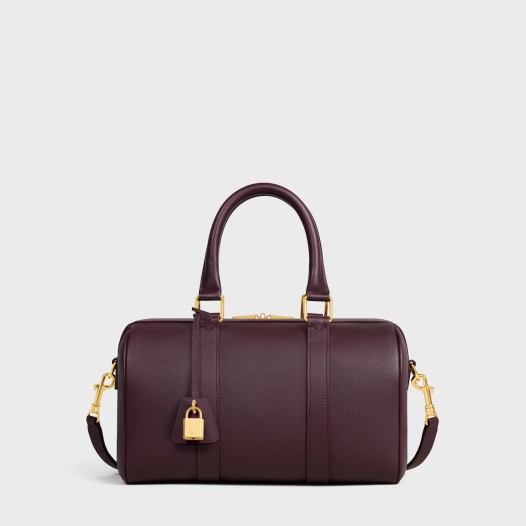 셀린느 미디엄 보스턴 서플 그레인 카프스킨 버건디 Celine Travel Bag
