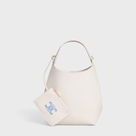 셀린느 스몰 호보 백 부드러운 서플 카프스킨 라이스 Celine Small Bag
