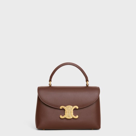 셀린느 틴 니노 백 서플 그레인 카프스킨 체스터넛 Celine Womens