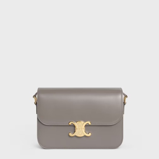 셀린느 여성 클래식 트리옹프 백 샤이니 카프스킨 페블 Celine Womens Triomphe Bag