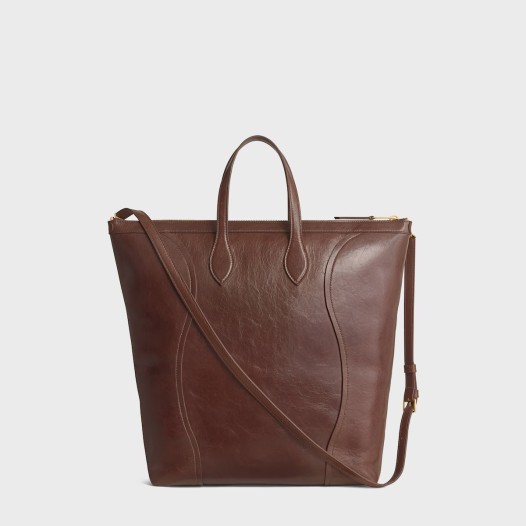 셀린느 남여 버티컬 카바스 러기지 샤이니 카프스킨 체스트넛 Celine bag