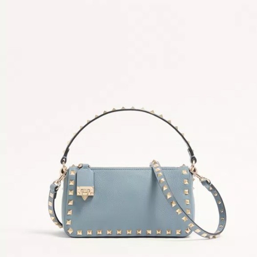 발렌티노 가라바니 스몰 락스터드 크로스바디 백 카프스킨 스톤 Valentino Womens Small Rockstud Bag