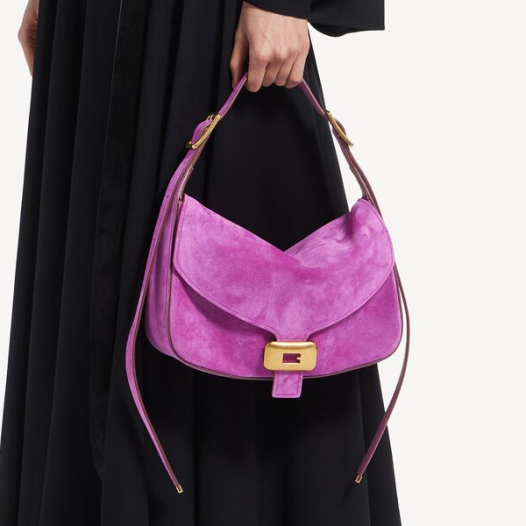 발렌시아가 런웨이 여성 클리카 스웨이드 숄더백 미디엄 머스케이드 Balenciaga Women Bag