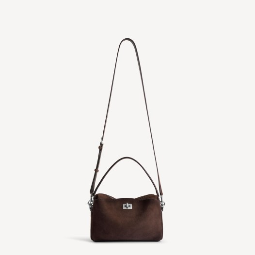 발렌시아가 남성 로데오 스웨이드 카메라백 에스프레소 Balenciaga Men Bag