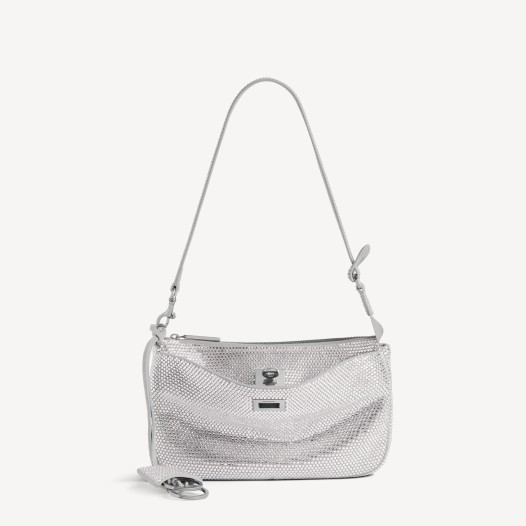 발렌시아가 여성 로데오 라인스톤 슬링 포셰트 스모크 그레이 Balenciaga Women Bag