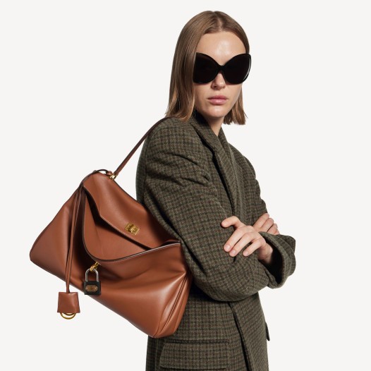 발렌시아가 여성 로데오 금장 핸드백 미디엄 뉴 탠 Balenciaga Women Bag