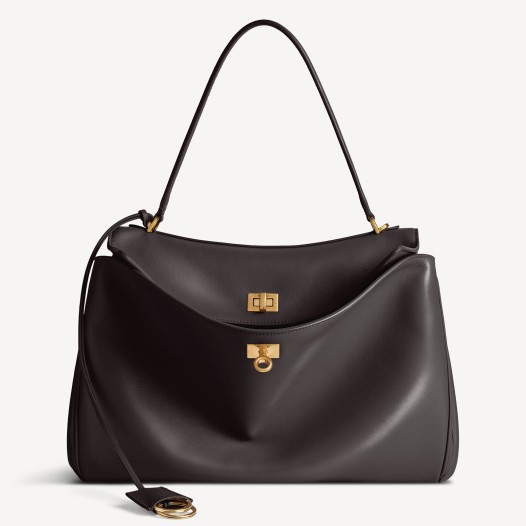 발렌시아가 여성 로데오 금장 핸드백 미디엄 브라운 Balenciaga Women Bag