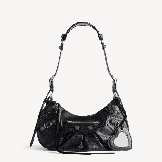 발렌시아가 여성 르 카골 램스킨 숄더백 스몰 블랙 Balenciaga Women Bag