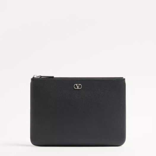 발렌티노 남성 가라바니 브이로고 시그니처 파우치 블랙 Valentino Bag