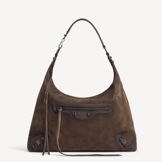 발렌시아가 여성 르 시티 호보백 스웨이드 미디엄 에스프레소 Balenciaga Women Bag