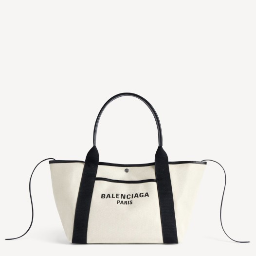 발렌시아가 여성 비아리츠 토트백 미디엄 내추럴 블랙 Balenciaga Bag