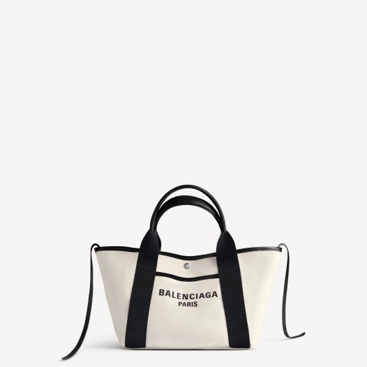 발렌시아가 여성 비아리츠 토트백 스몰 내추럴 블랙 Balenciaga Bag