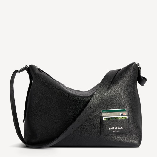 발렌시아가 남성 크레딧 메신저백 라지 블랙 Balenciaga Bag