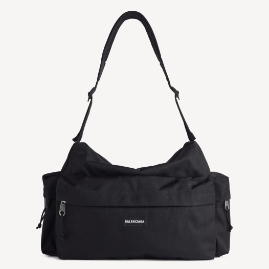 발렌시아가 남성 익스플로러 멀티포켓 위켄더 트래블 백 미디엄 블랙 Balenciaga Bag