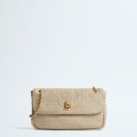 보테가베네타 여성 매디슨 램스킨 숄더백 에크루 Bottega veneta Womens