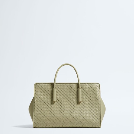 보테가베네타 여성 스몰 바바라 토트 백 트래버틴 Bottega veneta Womens