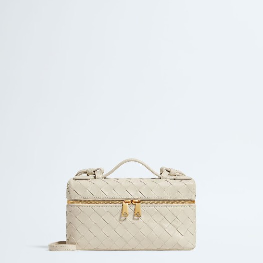 보테가베네타 여성 뱅뱅 베니티 케이스 숄더백 씨 솔트 Bottega veneta Womens