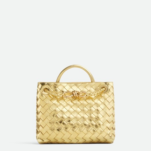 보테가베네타 안디아모 여성 스몰 골드 토트백 Bottega veneta Womens