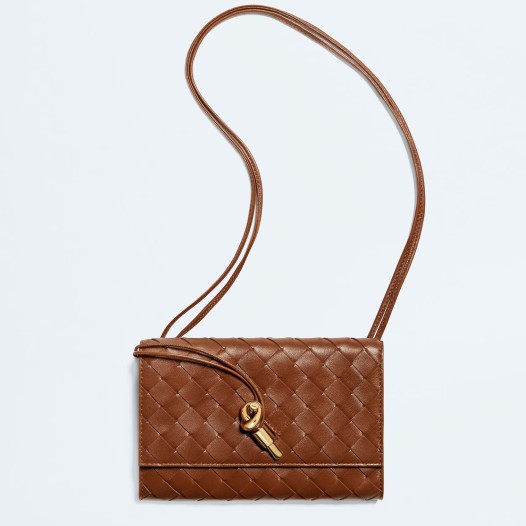 보테가베네타 여성 안디아모 스트랩 파우치 탄닌 Bottega veneta Womens