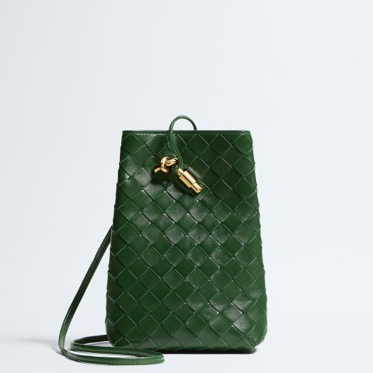 보테가베네타 남여 안디아모 휴대폰 파우치 바질 Bottega veneta Womens