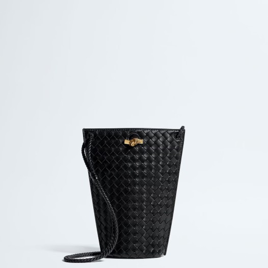 보테가베네타 남여 키스 키스 폰 버킷 백 블랙 Bottega veneta Womens