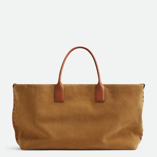 보테가베네타 남여 스웨이드 라지 까바 토트 숄더 백 카멜 Bottega veneta Bag