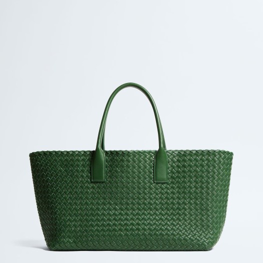보테가베네타 남여 인트레치오 미디엄 까바 토트 숄더 백 바질 Bottega veneta Bag
