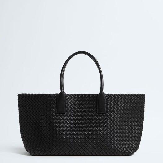 보테가베네타 남여 인트레치오 미디엄 까바 토트 숄더 백 블랙 Bottega veneta Bag