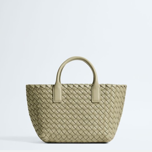 보테가베네타 여성 인트레치오 미니 까바 토트 숄더 백 트래버틴 Bottega veneta Bag