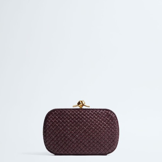 보테가베네타 여성 소프트 놋 클러치 딥 마호가니 Bottega veneta Bag