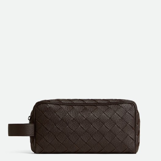 보테가베네타 남성 인트레치아토 여행용 파우치 알피그린 Bottega Veneta Mens Black Pouch