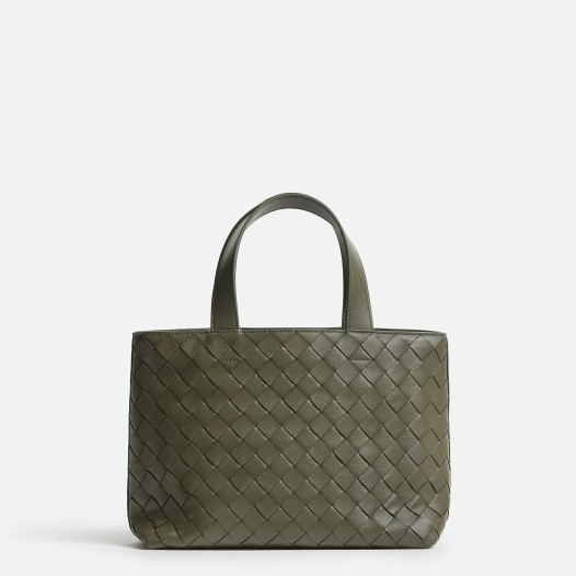 보테가베네타 남성 미니 인트레치아토 지퍼 토트 백 크로커타일 Bottega Veneta Bag
